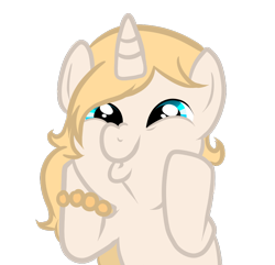 Size: 900x869 | Tagged: safe, artist:sirgalahadbw, imported from derpibooru, oc, oc only, oc:crystal rose, pony, unicorn, cute, dashface, female, horn, mare, ocbetes, simple background, solo, transparent background, unicorn oc, vector