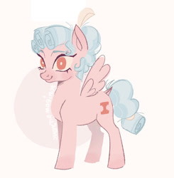 Size: 1280x1307 | Tagged: safe, artist:overthemaginot, imported from derpibooru, cozy glow, pegasus, pony, female, filly, foal, smiling, solo