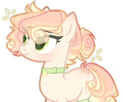 Size: 1420x1181 | Tagged: safe, artist:toffeelavender, imported from derpibooru, oc, oc only, earth pony, pony, base used, collar, earth pony oc, eyelashes, simple background, smiling, solo, transparent background