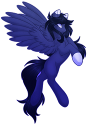 Size: 1505x2162 | Tagged: safe, artist:purplegrim40, imported from derpibooru, oc, oc only, pegasus, pony, female, mare, pegasus oc, rearing, simple background, solo, transparent background, wings