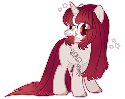 Size: 2742x2188 | Tagged: safe, alternate version, artist:toffeelavender, imported from derpibooru, oc, oc only, pony, unicorn, base used, eyelashes, female, hoof polish, horn, mare, mask, open mouth, simple background, smiling, solo, tattoo, transparent background, unicorn oc