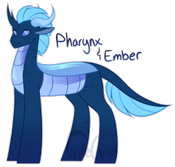 Size: 1835x1750 | Tagged: safe, artist:purplegrim40, imported from derpibooru, oc, oc only, hybrid, pony, dragonling, interspecies offspring, offspring, parent:pharynx, parent:princess ember, simple background, smiling, solo, transparent background