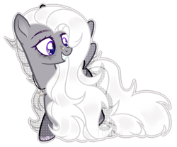 Size: 1024x846 | Tagged: safe, artist:toffeelavender, imported from derpibooru, oc, oc only, pegasus, pony, base used, eyelashes, female, grin, hoof polish, looking back, mare, pegasus oc, simple background, smiling, solo, transparent background, wings
