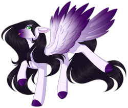 Size: 2992x2520 | Tagged: safe, artist:purplegrim40, imported from derpibooru, oc, oc only, pegasus, pony, :p, colored hooves, ear fluff, floppy ears, pegasus oc, raised hoof, simple background, solo, tongue out, transparent background, wings