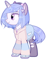 Size: 1280x1631 | Tagged: safe, artist:toffeelavender, imported from derpibooru, oc, oc only, pony, unicorn, base used, clothes, female, heart, heart eyes, horn, mare, simple background, smiling, solo, transparent background, unicorn oc, wingding eyes