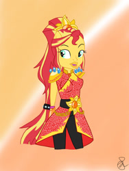 Size: 768x1024 | Tagged: safe, artist:ilaria122, imported from derpibooru, sunset shimmer, human, equestria girls, legend of everfree, crystal guardian, lips, solo