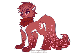 Size: 4961x3508 | Tagged: safe, artist:chaosangeldesu, imported from derpibooru, oc, oc only, oc:akura, wolf, wolf pony, blossomwolf, branches, cheek fluff, cherry blossoms, claws, crescent moon, ear fluff, father, flower, flower blossom, fluffy tail, freckles, gradient hooves, gradient legs, gradient mane, leg fluff, long tail, male, moon, neck fluff, parent:oc:akura, paws, petals, simple background, solo, stoic, tail, transparent background, two toned tail, white belly