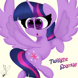 Size: 2000x2000 | Tagged: safe, artist:daftramms, imported from derpibooru, twilight sparkle, alicorn, pony, cute, g4, simple background, solo, twilight sparkle (alicorn)