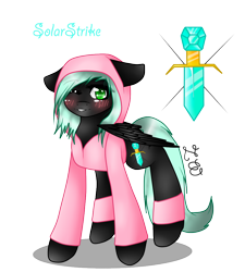 Size: 904x1003 | Tagged: safe, artist:kat-the-true-kitkat, imported from derpibooru, oc, oc only, pegasus, pony, blushing, clothes, female, hoodie, mare, pegasus oc, simple background, solo, transparent background, wings