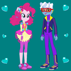 Size: 606x599 | Tagged: safe, artist:owletbrigthness, imported from derpibooru, pinkie pie, pokey pierce, equestria girls, crystal guardian, solo