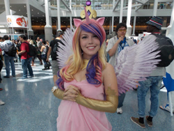 Size: 2828x2121 | Tagged: safe, artist:arp-photography, imported from derpibooru, princess cadance, human, anime expo, anime expo 2014, clothes, cosplay, costume, high res, irl, irl human, photo