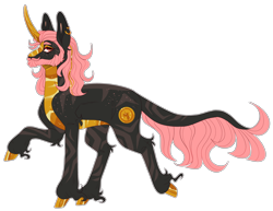 Size: 3168x2449 | Tagged: safe, artist:sleepy-nova, imported from derpibooru, oc, pony, unicorn, colored horn, horn, male, simple background, solo, stallion, transparent background