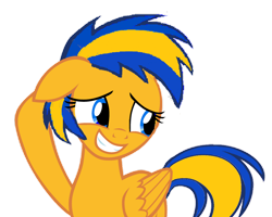 Size: 1280x1025 | Tagged: safe, artist:mlpfan3991, imported from derpibooru, oc, oc only, oc:flare spark, pegasus, pony, female, mare, pegasus oc, simple background, solo, transparent background