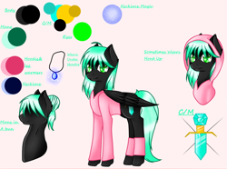 Size: 906x674 | Tagged: safe, artist:kat-the-true-kitkat, imported from derpibooru, oc, oc only, pegasus, pony, bust, pegasus oc, reference sheet, wings