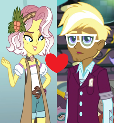 Size: 629x675 | Tagged: safe, edit, edited screencap, imported from derpibooru, screencap, trenderhoof, vignette valencia, human, equestria girls, equestria girls series, friendship games, rollercoaster of friendship, cropped, female, friendship games outfit, heart, male, shipping, shipping domino, straight, trenette