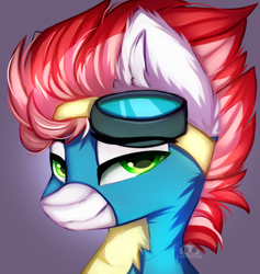 Size: 2500x2640 | Tagged: safe, artist:2pandita, imported from derpibooru, oc, oc:swift apex, pony, bust, clothes, portrait, solo, uniform, wonderbolts uniform