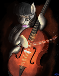 Size: 2279x2896 | Tagged: safe, artist:derpx1, imported from derpibooru, octavia melody, earth pony, pony, cello, eyes closed, female, musical instrument, solo