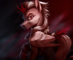 Size: 3958x3250 | Tagged: safe, artist:klarapl, imported from derpibooru, oc, oc only, oc:jordan, pegasus, pony, clothes, high res, looking at you, pegasus oc, solo