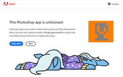 Size: 1799x1128 | Tagged: safe, artist:horsewizardart, imported from derpibooru, trixie, pony, unicorn, adobe, clothes, error message, faceplant, female, hoodie, mare, solo