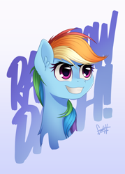 Size: 2500x3500 | Tagged: safe, artist:fadlihalimns, imported from derpibooru, rainbow dash, pegasus, pony, solo