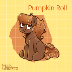 Size: 2000x2000 | Tagged: safe, artist:seasemissary, imported from derpibooru, oc, oc:pumpkin roll, earth pony, pony, female, mare, solo