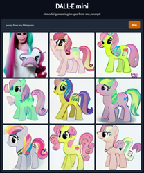 Size: 1152x1384 | Tagged: safe, imported from derpibooru, posey, earth pony, pony, ai content, ai generated, g1, generator:craiyon, not minty, not salmon, wat
