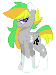 Size: 1292x1724 | Tagged: safe, artist:greeddeer, artist:loopdalamb, imported from derpibooru, oc, oc:odd inks, pegasus, pony, determined, female, full body, mare, simple background, solo, transparent background