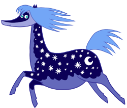 Size: 1500x1273 | Tagged: safe, artist:soobel, imported from derpibooru, princess luna, crossover, moomins, simple background, solo, transparent background