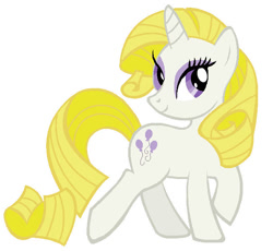 Size: 652x600 | Tagged: safe, artist:durpy, imported from derpibooru, rarity, surprise, pony, unicorn, balloon, eyeshadow, female, g1, g1 to g4, g4, generation leap, horn, makeup, mare, recolor, simple background, smiling, white background