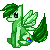 Size: 50x50 | Tagged: safe, alternate version, artist:aquagalaxy, imported from derpibooru, oc, oc only, pegasus, pony, icon, pixel art, simple background, sitting, solo, transparent background