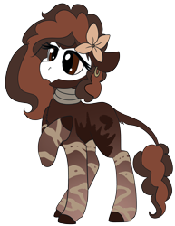Size: 2320x3000 | Tagged: safe, artist:brainiac, imported from derpibooru, oc, oc only, okapi, requested art, simple background, solo, transparent background