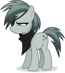 Size: 3427x3858 | Tagged: safe, artist:anime-equestria, imported from derpibooru, marble pie, earth pony, alternate hairstyle, bandana, eyepatch, female, mare, simple background, solo, transparent background, vector