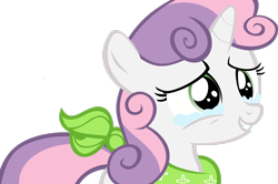 Size: 3008x1993 | Tagged: safe, artist:pangbot, imported from derpibooru, sweetie belle, pony, unicorn, sisterhooves social, .svg available, crying, female, filly, foal, simple background, solo, tears of joy, transparent background, vector