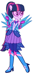 Size: 537x1133 | Tagged: safe, imported from twibooru, sci-twi, twilight sparkle, equestria girls, crystal guardian, image, png, solo