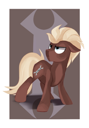 Size: 612x872 | Tagged: safe, artist:pepooni, imported from derpibooru, oc, oc only, earth pony, pony, solo