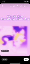 Size: 828x1792 | Tagged: safe, artist:enperry88, imported from derpibooru, moonlight raven, sunshine smiles, pony, unicorn, blue background, blurr, blurry, blurry background, chest fluff, coat markings, duo, duo female, female, gradient background, hoof fluff, looking at each other, looking at someone, love, mare, pink background, pinto, simple background, smiling, socks (coat markings), two sides, unshorn fetlocks, yellow background