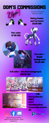 Size: 800x2000 | Tagged: safe, artist:digitaldrawingmachine, imported from derpibooru, oc, anthro, human, pony, equestria girls, advertisement, commission, commission info, humanized