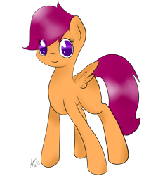 Size: 2289x2545 | Tagged: safe, artist:holomouse, imported from derpibooru, scootaloo, pegasus, pony, female, simple background, solo, transparent background