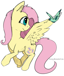 Size: 1901x2267 | Tagged: safe, artist:holomouse, imported from derpibooru, fluttershy, bird, pegasus, pony, female, simple background, solo, transparent background