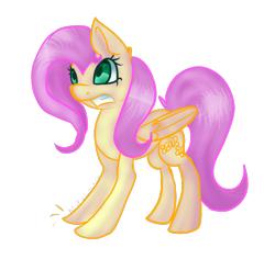 Size: 862x815 | Tagged: safe, artist:holomouse, imported from derpibooru, fluttershy, pegasus, pony, female, scared, simple background, solo, transparent background