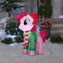 Size: 1000x1000 | Tagged: safe, imported from derpibooru, pinkie pie, earth pony, pony, christmas, decoration, hearth's warming eve, holiday, inflatable, merchandise