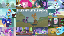 Size: 1280x721 | Tagged: safe, edit, edited screencap, editor:quoterific, imported from derpibooru, screencap, applejack, fluttershy, gallus, harry, pinkie pie, princess cadance, princess celestia, princess luna, rainbow dash, rarity, sandbar, silverstream, smolder, spike, starlight glimmer, tank, twilight sparkle, alicorn, bear, dragon, earth pony, griffon, hippogriff, pegasus, pony, tortoise, unicorn, a health of information, applebuck season, between dark and dawn, every little thing she does, games ponies play, lesson zero, non-compete clause, party pooped, season 1, season 2, season 3, season 5, season 6, season 7, season 8, season 9, tanks for the memories, the gift of the maud pie, the mysterious mare do well, the super speedy cider squeezy 6000, spoiler:s08, spoiler:s09, apple, applejack's hat, bench, cider mug, cowboy hat, crown, crying, dragoness, eyes closed, female, floppy ears, flying, food, gritted teeth, hat, jewelry, male, mane seven, mane six, mare, messy mane, mug, one eye closed, open mouth, open smile, ponytail, puddle, rainbow dash is best facemaker, regalia, silly, silly pony, smiling, spread wings, stallion, star swirl the bearded costume, sweat, teeth, text, twilight sparkle (alicorn), twilight's castle, unicorn twilight, wagon, wall of tags, who's a silly pony, wings