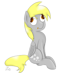 Size: 1024x1301 | Tagged: safe, artist:holomouse, imported from derpibooru, derpy hooves, pegasus, pony, female, simple background, solo, transparent background