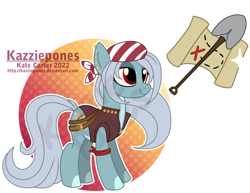 Size: 1024x790 | Tagged: safe, artist:kazziepones, imported from derpibooru, oc, oc only, oc:treasure hunter, earth pony, pony, female, mare, simple background, solo, transparent background