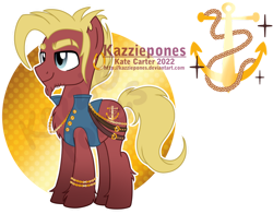 Size: 1024x802 | Tagged: safe, artist:kazziepones, imported from derpibooru, oc, oc only, oc:keelhauler, earth pony, pony, male, simple background, solo, stallion, transparent background