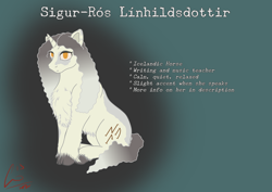 Size: 2338x1654 | Tagged: safe, artist:lennystendhal13, imported from derpibooru, oc, oc only, oc:sigur-ròs lìnhildsdottir, pony, unicorn, belly fluff, chest fluff, female, mare, solo, unshorn fetlocks