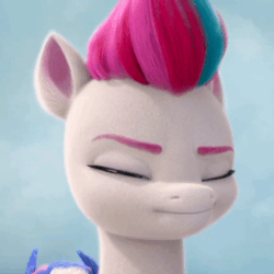 Size: 600x600 | Tagged: safe, imported from derpibooru, screencap, zipp storm, pegasus, pony, spoiler:my little pony: make your mark, animated, cropped, female, g5, gif, mare, my little pony: make your mark, my little pony: make your mark chapter 1, reaction image, solo
