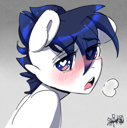 Size: 2480x2507 | Tagged: safe, artist:charlot, imported from derpibooru, oc, oc only, oc:cogwheel snowflake, pegasus, pony, ahegao, anime, anime style, auction, auction open, blushing, commission, floppy ears, heart, heart eyes, open mouth, pegasus oc, sketch, solo, tongue out, wingding eyes, ych example, your character here