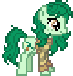 Size: 80x84 | Tagged: safe, artist:botchan-mlp, imported from derpibooru, wallflower blush, earth pony, pony, equestria girls, animated, blinking, desktop ponies, earth pony wallflower blush, equestria girls ponified, pixel art, ponified, simple background, solo, sprite, transparent background