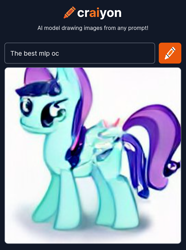 Size: 714x961 | Tagged: safe, imported from derpibooru, oc, pegasus, pony, ai content, ai generated, generator:craiyon, pegasus oc, solo